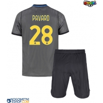 Otroški Nogometni dresi Inter Milan Benjamin Pavard #28 Tretji 2026-27 Kratek Rokav (+ Kratke hlače)